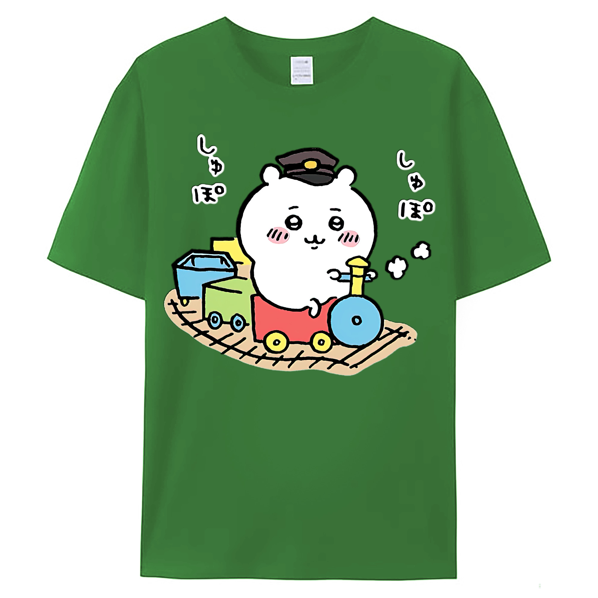 （画像用） ちいかわ ちいかわ Chii-kawa chiikawa レディースカジュアルプリントTシャツ（綿100％）